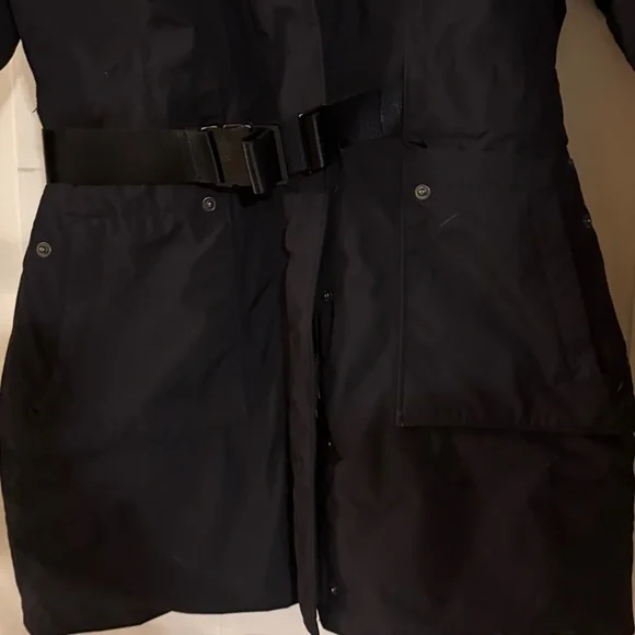 The North Face Women Black Goose Down Faux Fur Hood Puffer Parka Jacket - Picture 3 of 4